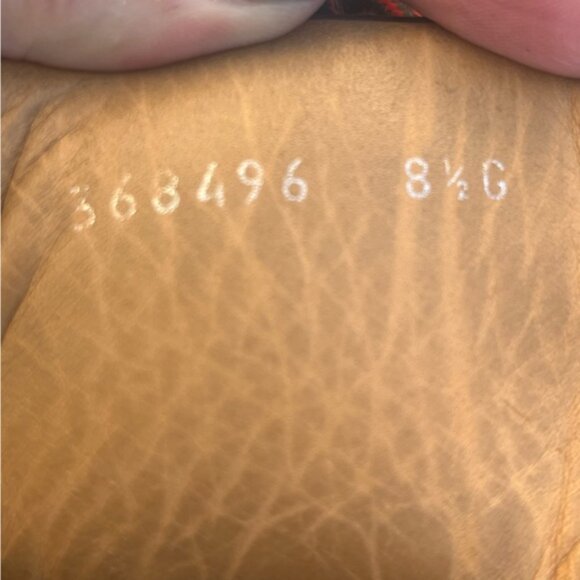 Authentic Gucci Interlocking GG Logo Leather Hiking Boots Brown Shoes 368496 - Picture 13 of 16